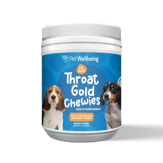 Throat Gold Chewies - for Occasional Throat Discomfort in Dogs