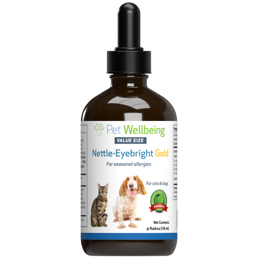Nettle-Eyebright Gold (Sneeze Ease) - Occasional Seasonal Allergy Support for Dogs