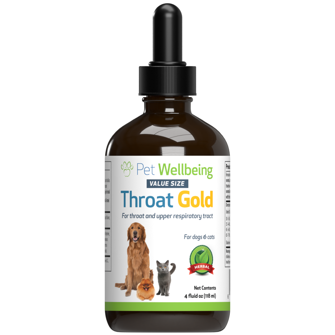 Throat Gold Soothes Throat Irritation in Dogs Pet Wellbeing CA