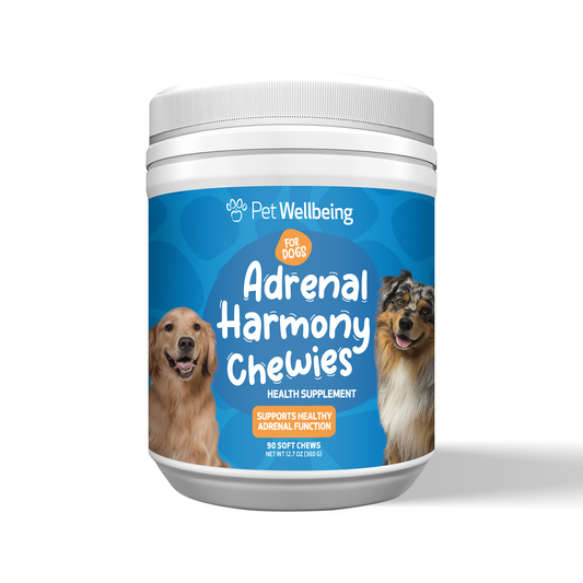 Adrenal Harmony Chewies Health Supplement - Supports Healthy Adrenal Function Front Panel of Product