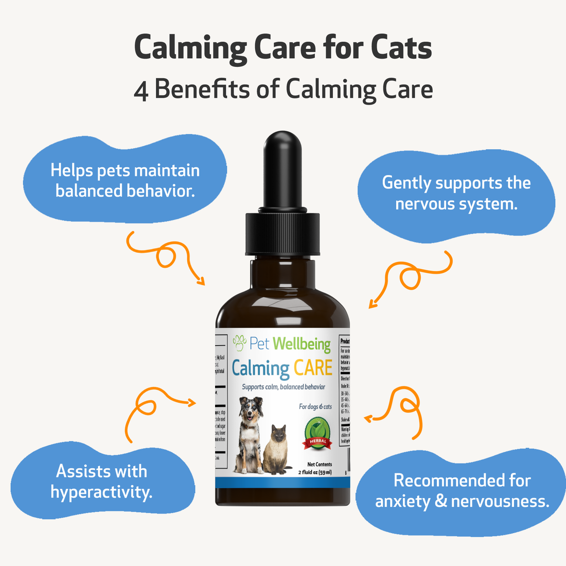 Natural calming online for cats