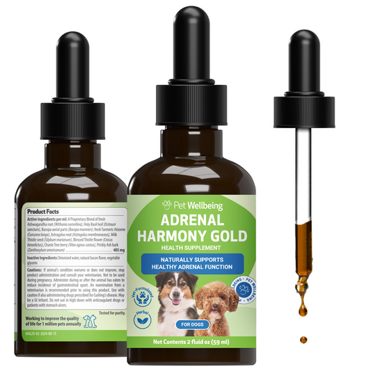 Adrenal Harmony Gold - Supports Healthy Adrenal Gland Function in Dogs