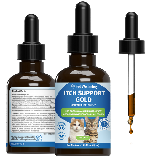Itch Support Gold - for Occasional Skin Discomfort in Cats
