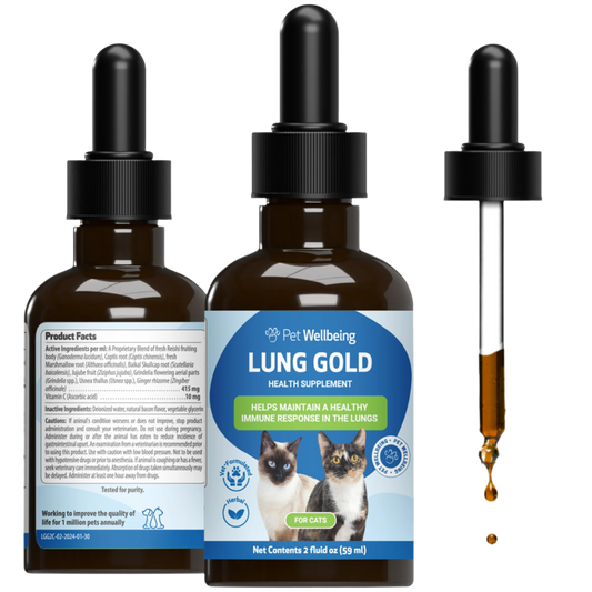 Lung Gold - Lower Respiratory Tract Support for Cats