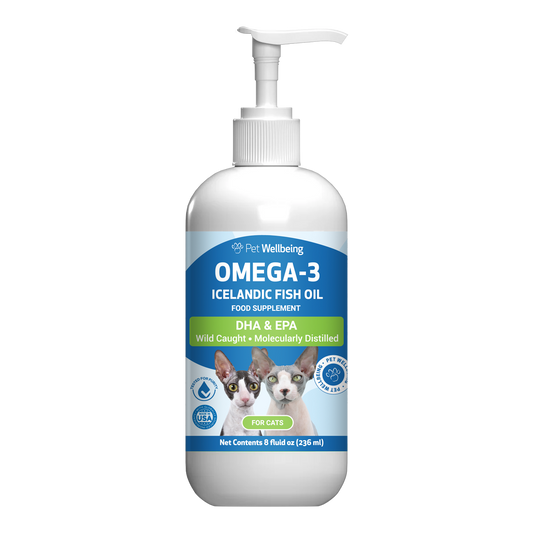 Omega-3 Icelandic Fish Oil - Fatty Acids EPA & DHA for Cats