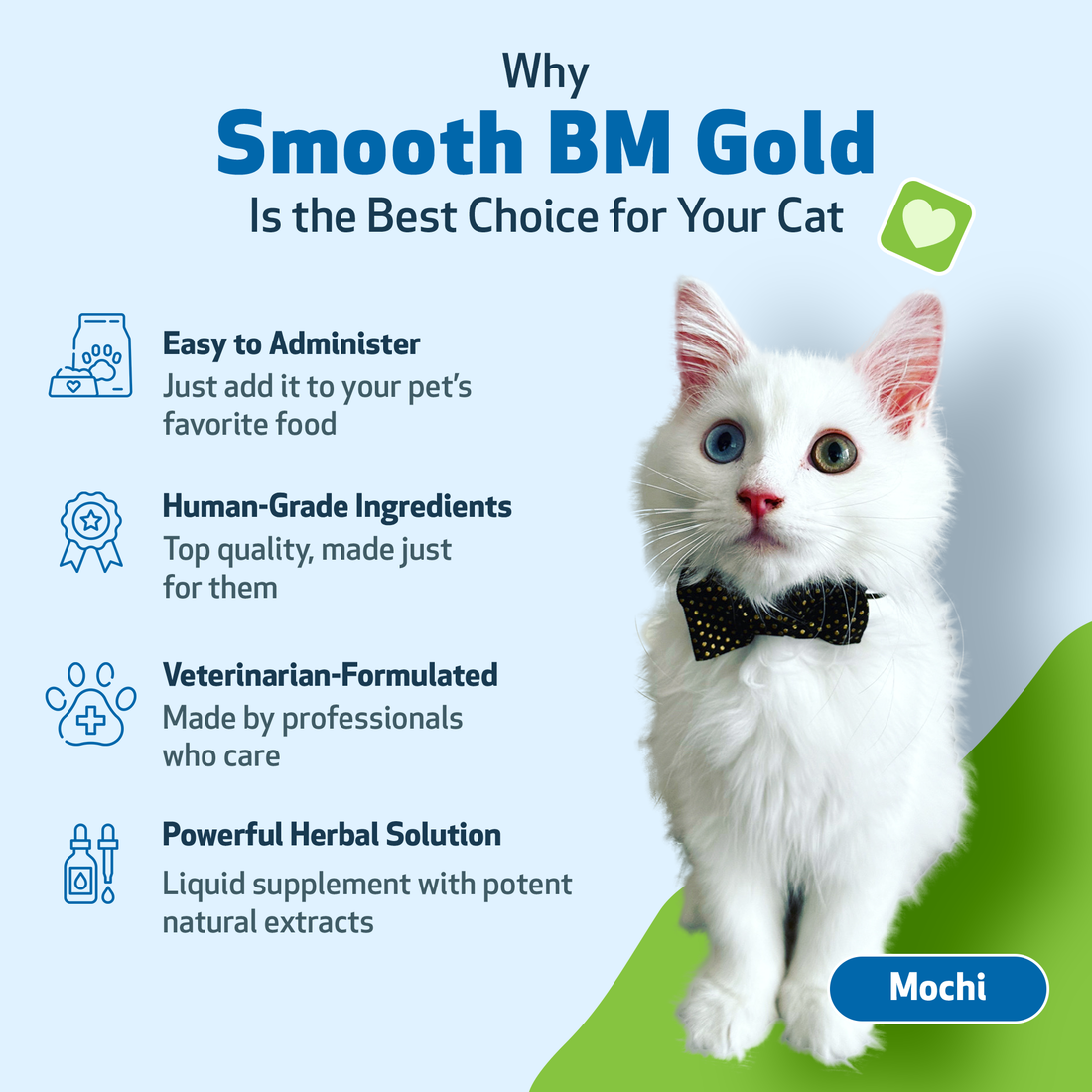 Smooth BM Gold Supports Healthy Bowel Movements in Cats Pet Wellbeing CA