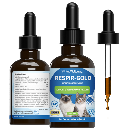 Respir-Gold - Supports a Healthy Lower Respiratory Tract in Cats