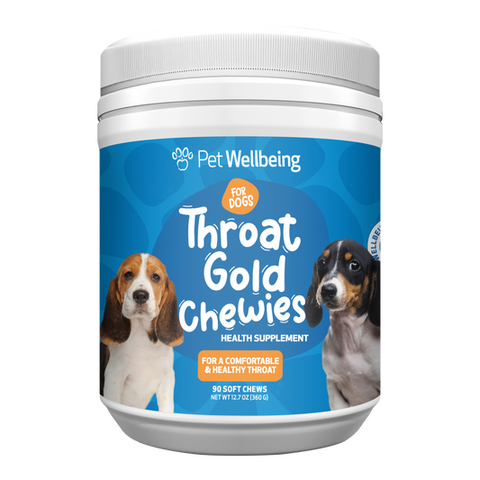Throat Gold Chewies - for Occasional Throat Discomfort in Dogs