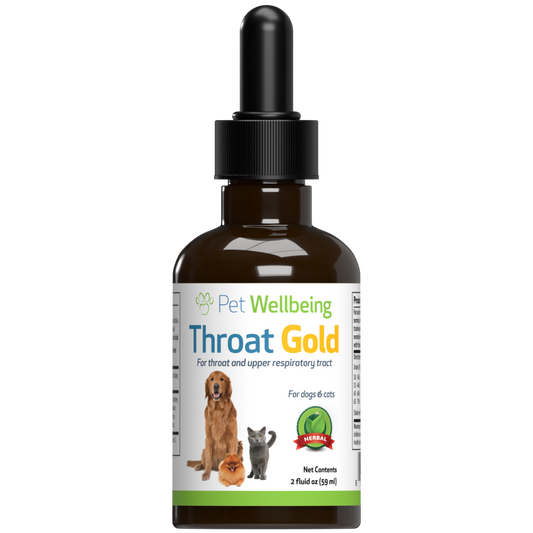 Throat Gold - Soothes Occasional Cough & Throat Discomfort in Dogs