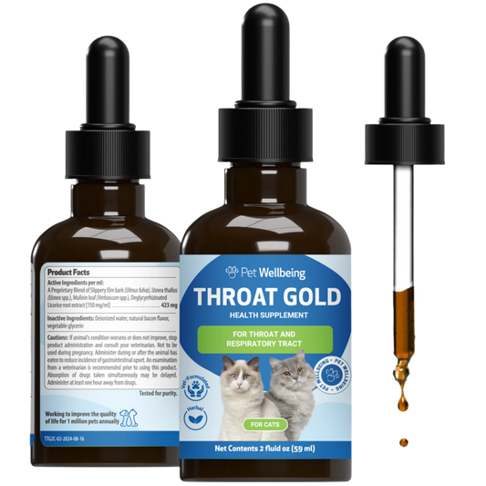 Throat Gold - Throat & Upper Respiratory Support for Cats