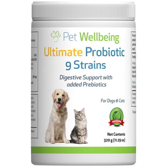 Ultimate Probiotic 9 Strains - with Prebiotics for Dogs